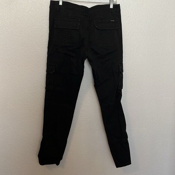 Sanctuary Black Cotton Cargo Pant Size 27 - Picture 8 of 10
